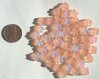 50 8mm 5 Petal Rose AB Flowers